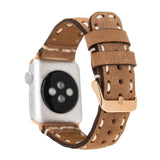 Full Stitch Leather Band for Apple Watch by Hardiston - premium Watch Bands - Apple