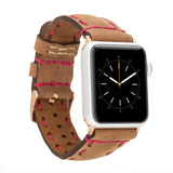 Full Stitch Leather Band for Apple Watch by Hardiston - premium Watch Bands - Apple