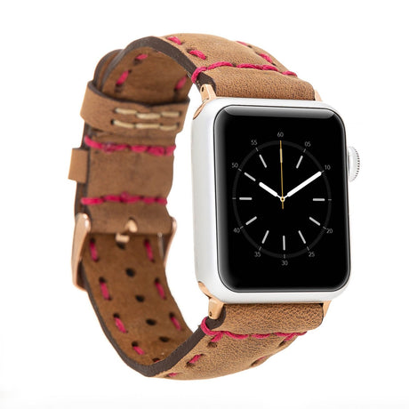 Full Stitch Leather Band for Apple Watch by Hardiston - premium Watch Bands - Apple