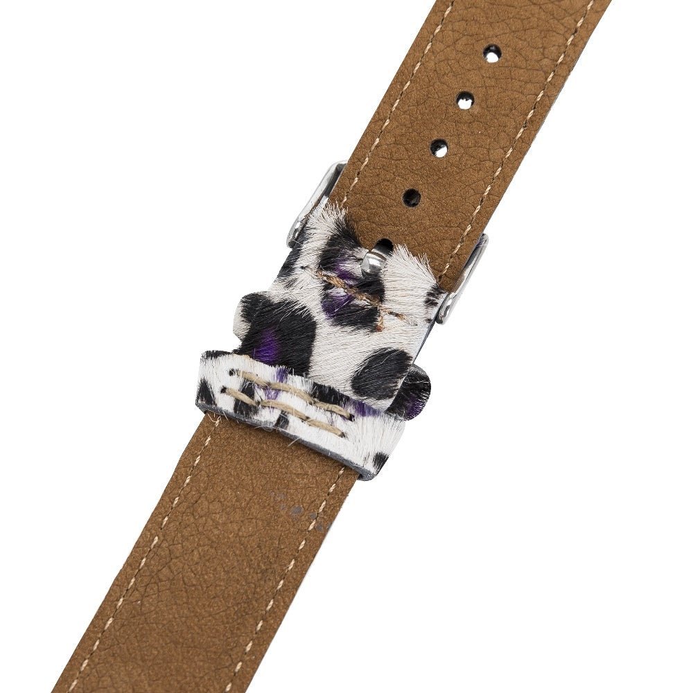 Furry Leather Band for Apple Watch by Hardiston - premium Watch Bands - Apple
