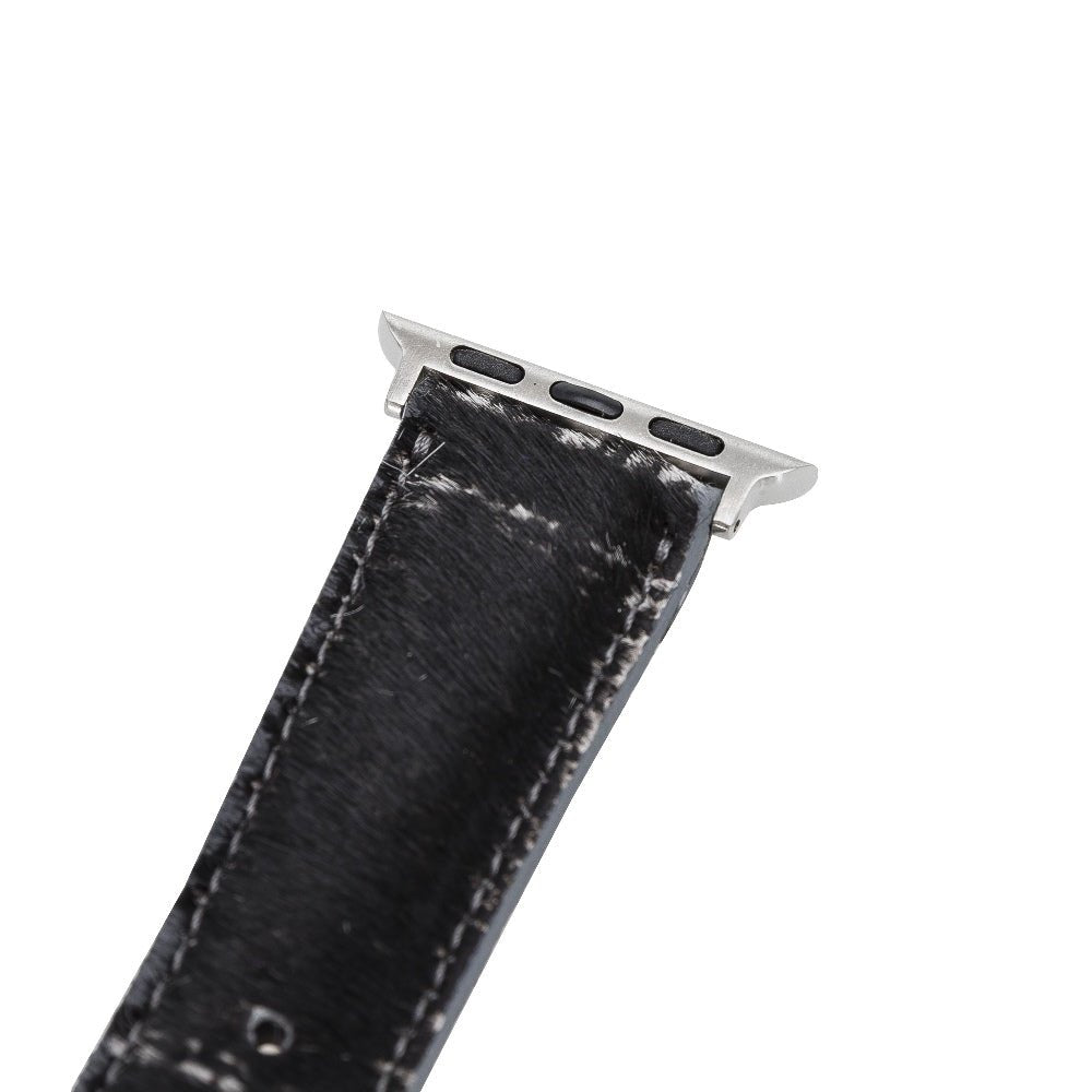 Furry Leather Band for Apple Watch by Hardiston - premium Watch Bands - Apple