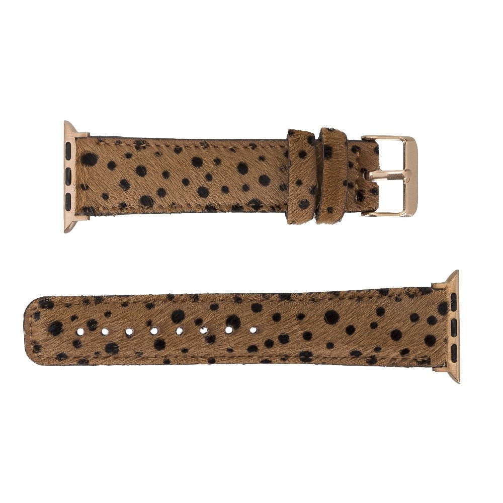 Furry Leather Band for Apple Watch by Hardiston - premium Watch Bands - Apple