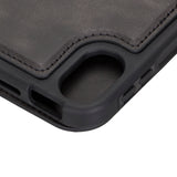 iPad Black Leather Wallet Case by Hardiston - premium iPad Cases