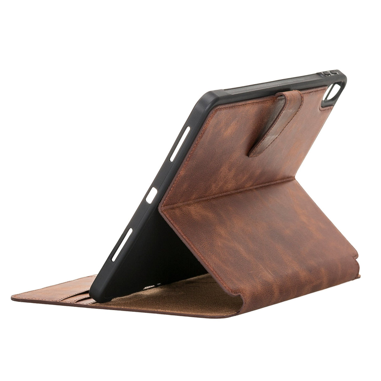 iPad Black Leather Wallet Case by Hardiston - premium iPad Cases