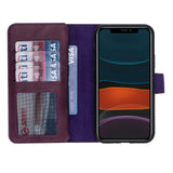 iPhone 11 Pro Dual Fold Magnetic Detachable Leather Wallet Case by Hardiston - premium iPhone 11 Cases