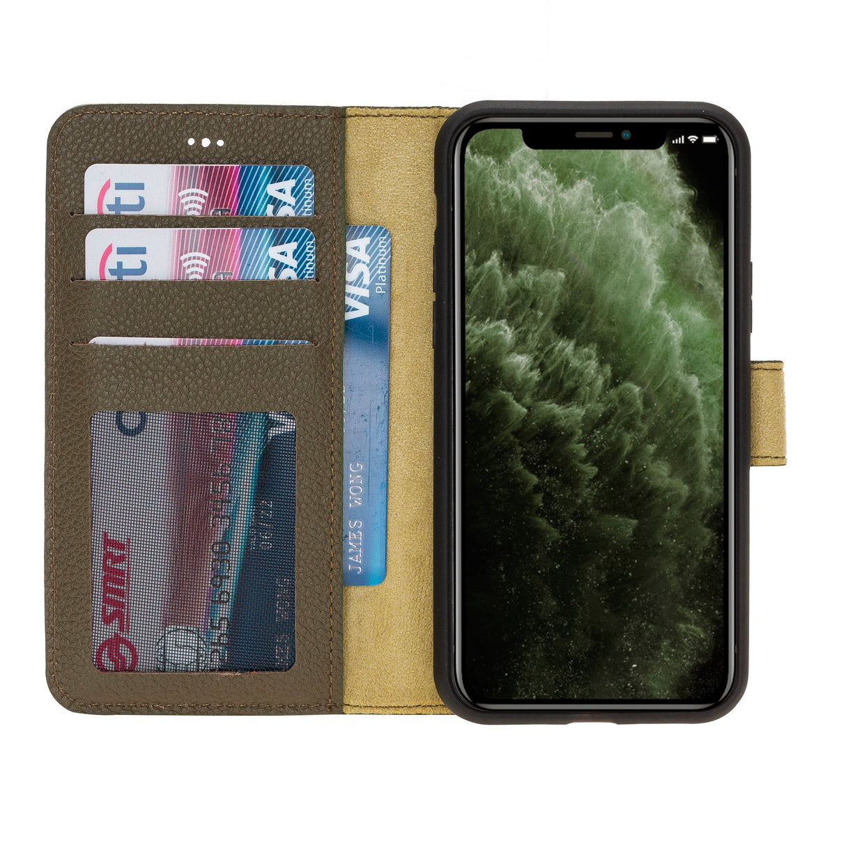 iPhone 11 Pro Leather Wallet Case by Hardiston - premium iPhone 11 Cases
