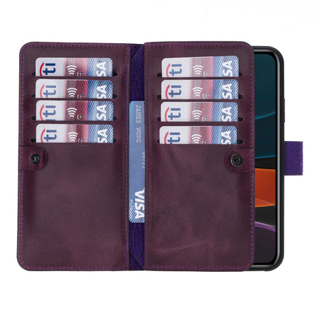 iPhone 11 Pro Max Dual Fold Magnetic Detachable Leather Wallet Case by Hardiston - premium iPhone 11 Cases