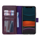 iPhone 11 Pro Max Dual Fold Magnetic Detachable Leather Wallet Case by Hardiston - premium iPhone 11 Cases