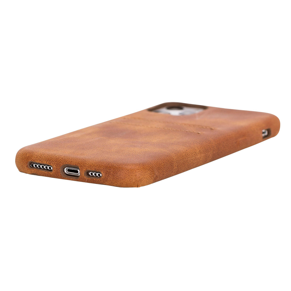 iPhone 11 Pro Max Snap - on Full Cover Leather Case with Credit Card Slots by Hardiston - premium iPhone 11 Cases