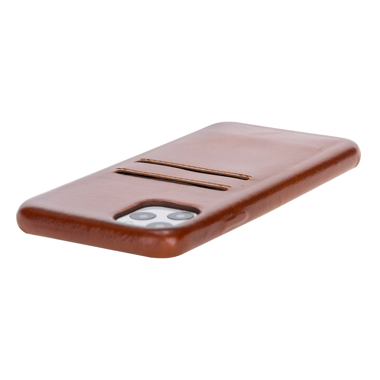 iPhone 11 Pro Max Snap - on Full Cover Leather Case with Credit Card Slots by Hardiston - premium iPhone 11 Cases