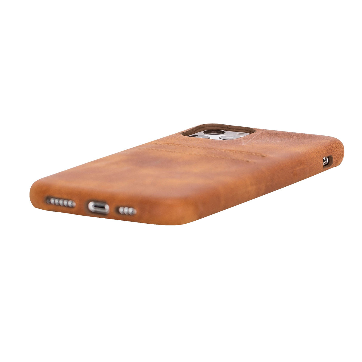 iPhone 11 Pro Max Snap - on Full Cover Leather Case with Credit Card Slots by Hardiston - premium iPhone 11 Cases