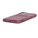 iPhone 11 Pro Max Snap - on Full Cover Leather Case with Credit Card Slots by Hardiston - premium iPhone 11 Cases
