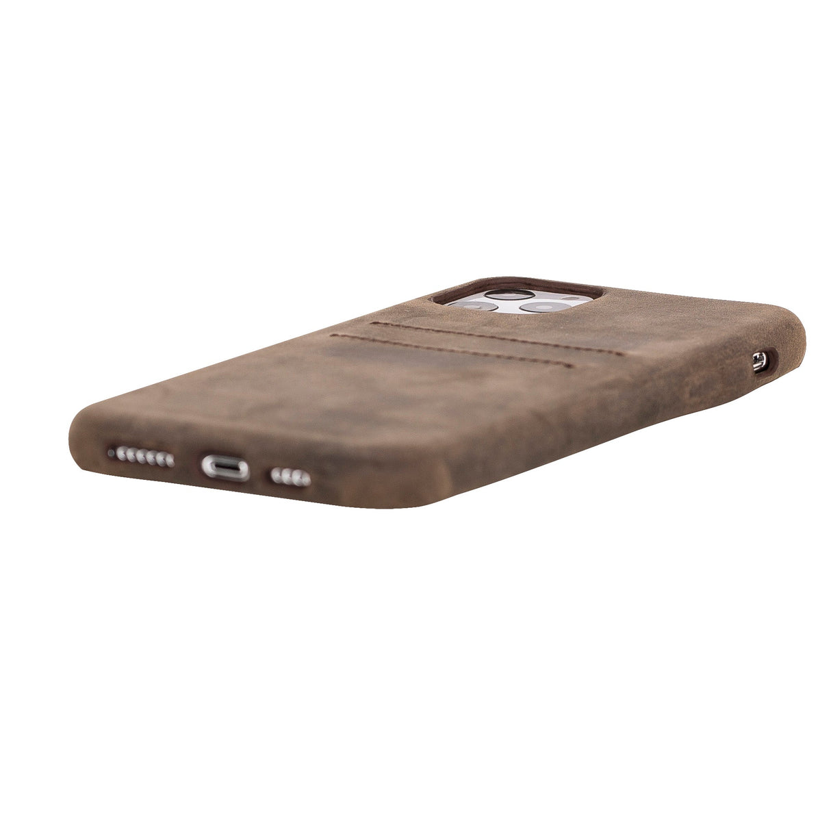 iPhone 11 Pro Max Snap - on Full Cover Leather Case with Credit Card Slots by Hardiston - premium iPhone 11 Cases