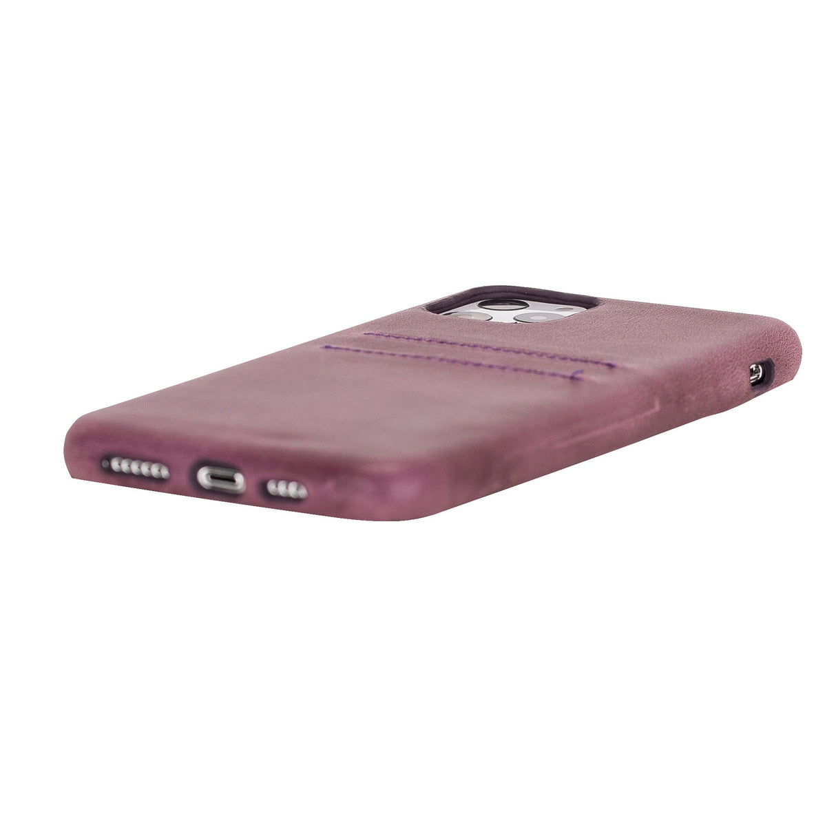 iPhone 11 Pro Max Snap - on Full Cover Leather Case with Credit Card Slots by Hardiston - premium iPhone 11 Cases