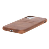 iPhone 11 Pro Max Snap - on Full Cover Leather Case with Credit Card Slots by Hardiston - premium iPhone 11 Cases