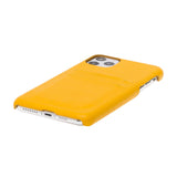 iPhone 11 Pro Max Snap - on Leather Case with Credit Card Slots by Hardiston - premium iPhone 11 Cases