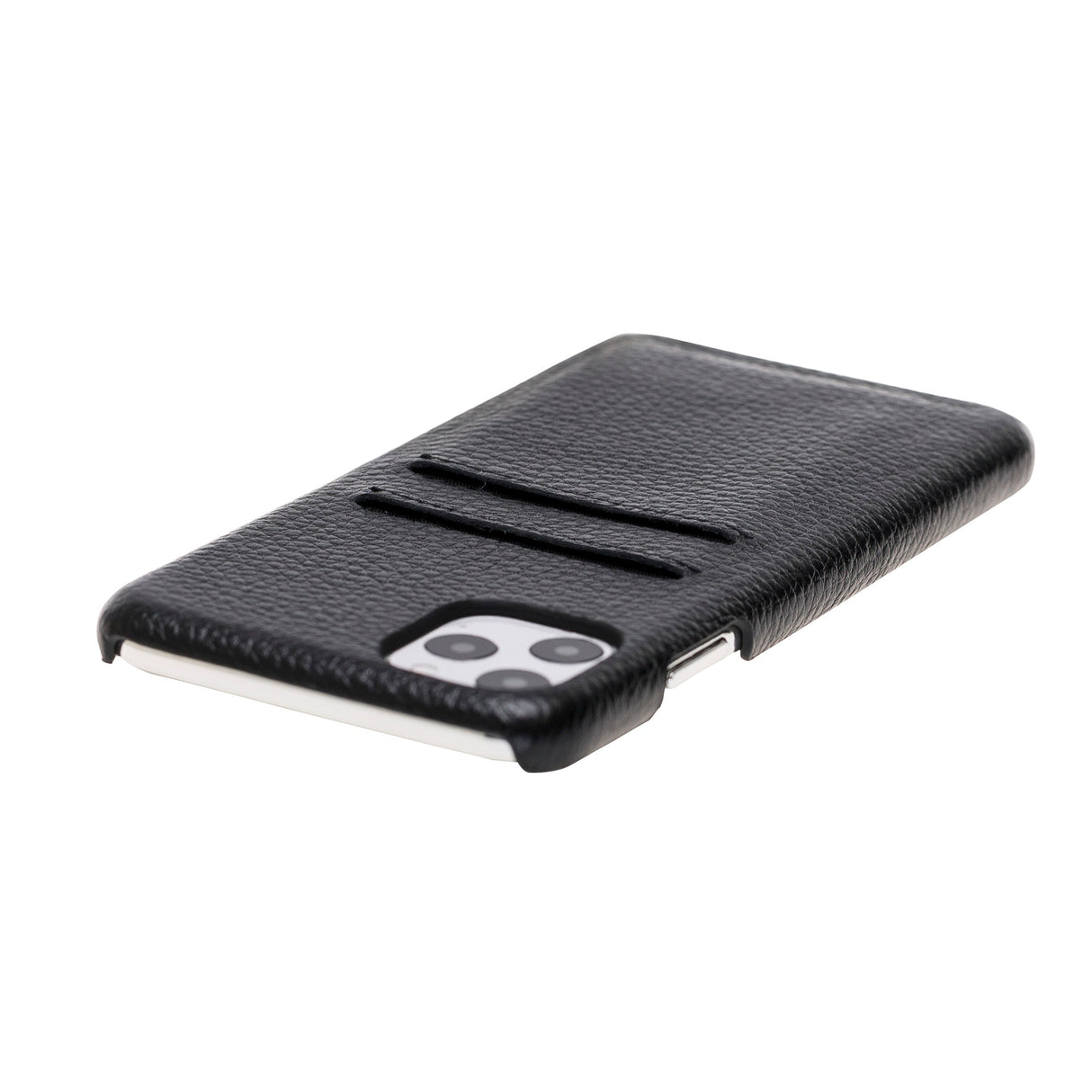 iPhone 11 Pro Max Snap - on Leather Case with Credit Card Slots by Hardiston - premium iPhone 11 Cases