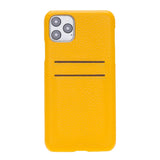 iPhone 11 Pro Max Snap - on Leather Case with Credit Card Slots by Hardiston - premium iPhone 11 Cases