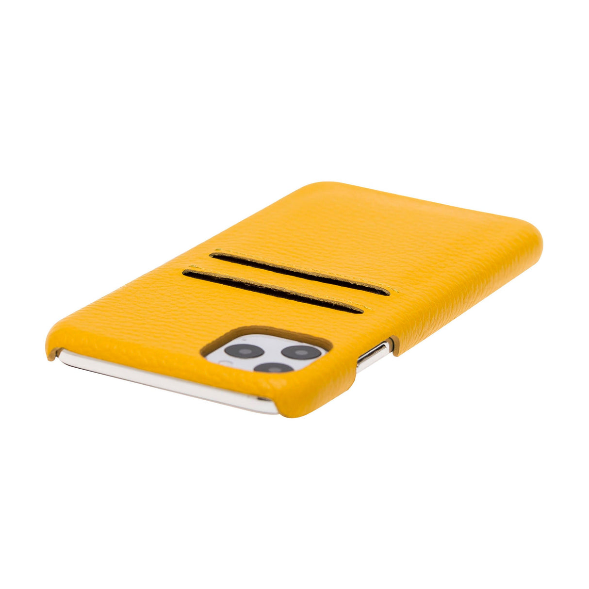 iPhone 11 Pro Max Snap - on Leather Case with Credit Card Slots by Hardiston - premium iPhone 11 Cases
