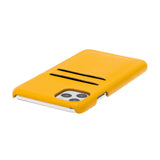 iPhone 11 Pro Max Snap - on Leather Case with Credit Card Slots by Hardiston - premium iPhone 11 Cases