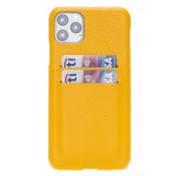 iPhone 11 Pro Max Snap - on Leather Case with Credit Card Slots by Hardiston - premium iPhone 11 Cases