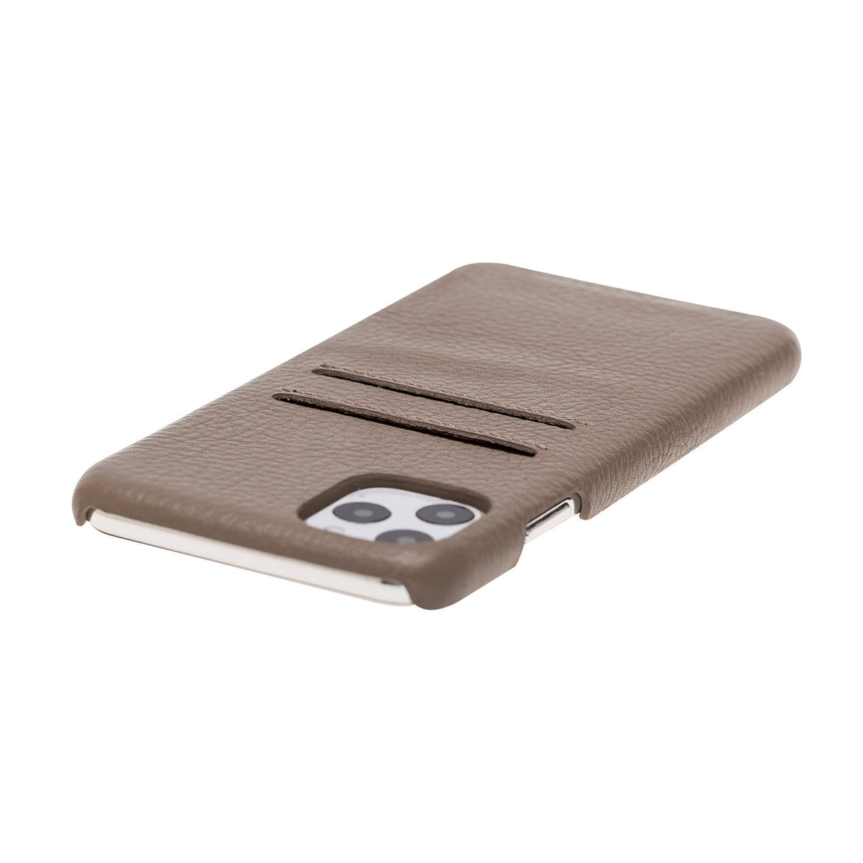 iPhone 11 Pro Max Snap - on Leather Case with Credit Card Slots by Hardiston - premium iPhone 11 Cases