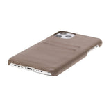 iPhone 11 Pro Max Snap - on Leather Case with Credit Card Slots by Hardiston - premium iPhone 11 Cases