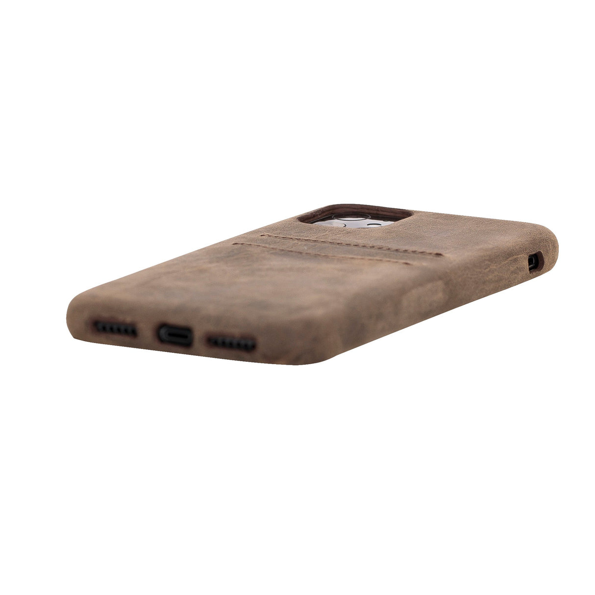 iPhone 11 Pro Snap - on Full Cover Leather Case with Credit Card Slots by Hardiston - premium iPhone 11 Cases