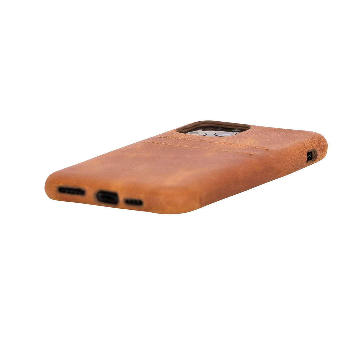 iPhone 11 Pro Snap - on Full Cover Leather Case with Credit Card Slots by Hardiston - premium iPhone 11 Cases
