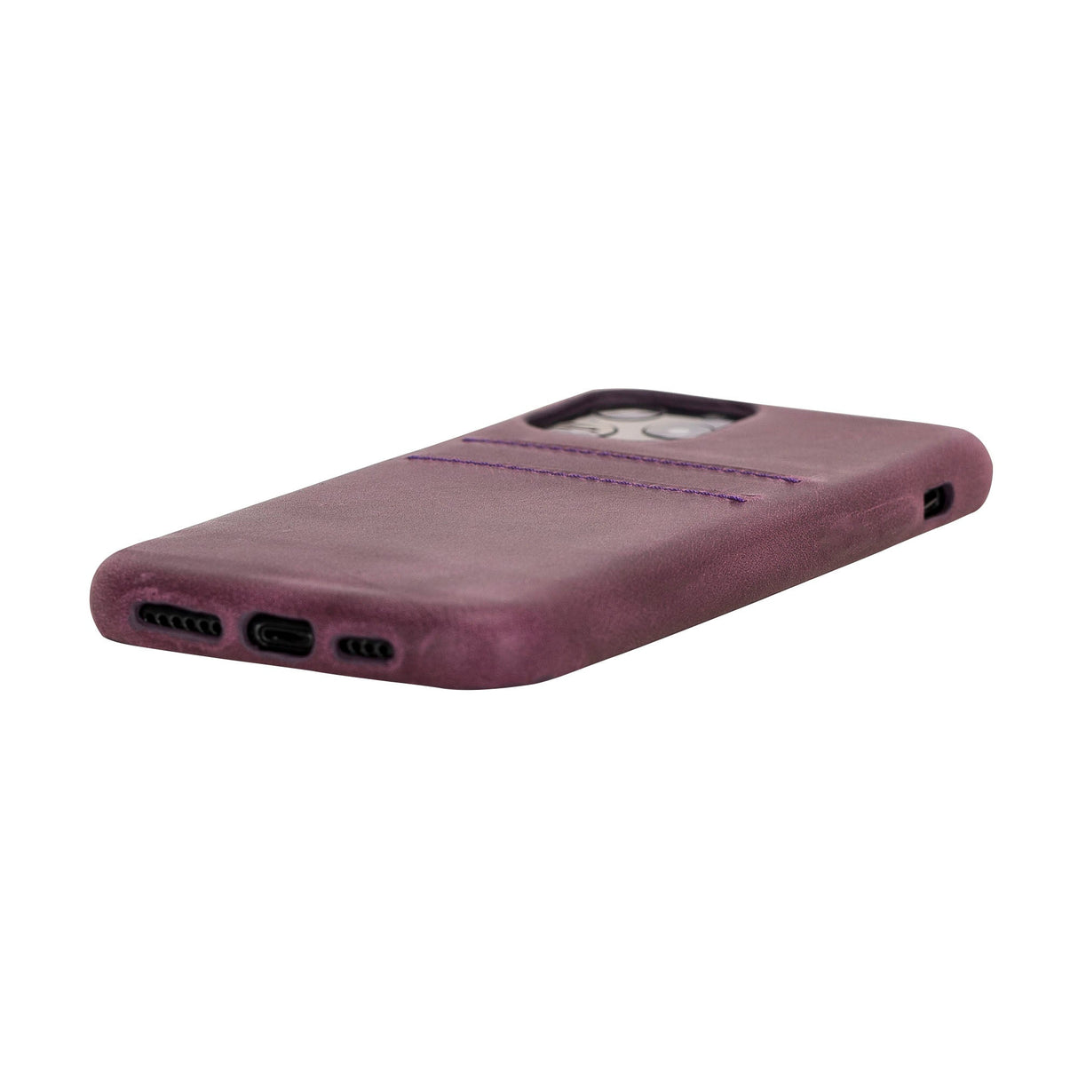 iPhone 11 Pro Snap - on Full Cover Leather Case with Credit Card Slots by Hardiston - premium iPhone 11 Cases