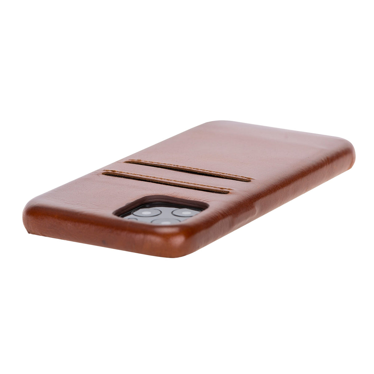 iPhone 11 Pro Snap - on Full Cover Leather Case with Credit Card Slots by Hardiston - premium iPhone 11 Cases