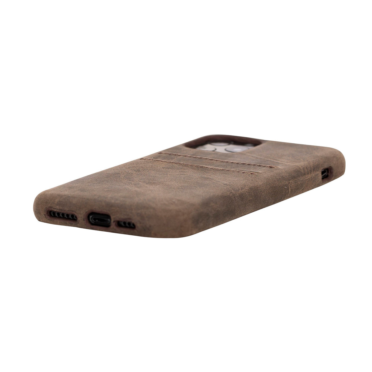 iPhone 11 Pro Snap - on Full Cover Leather Case with Credit Card Slots by Hardiston - premium iPhone 11 Cases