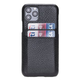 iPhone 11 Pro Snap - on Leather Case with Credit Card Slots by Hardiston - premium iPhone 11 Cases
