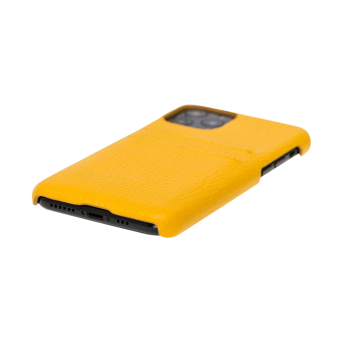 iPhone 11 Pro Snap - on Leather Case with Credit Card Slots by Hardiston - premium iPhone 11 Cases
