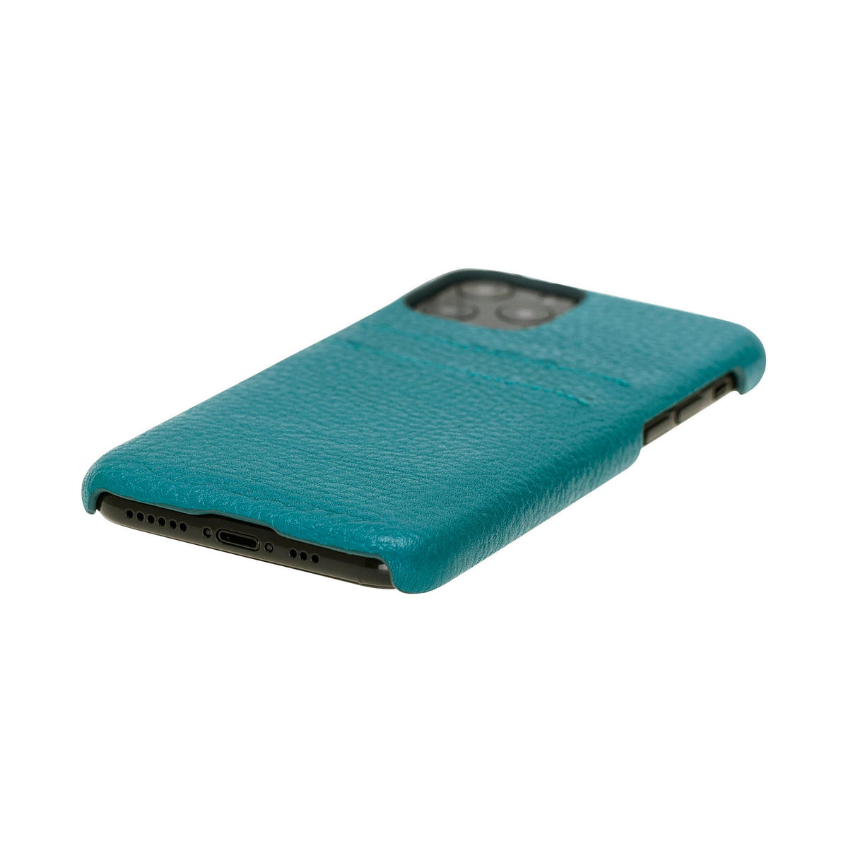 iPhone 11 Pro Snap - on Leather Case with Credit Card Slots by Hardiston - premium iPhone 11 Cases