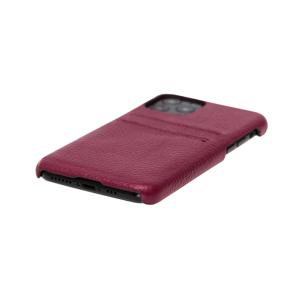 iPhone 11 Pro Snap - on Leather Case with Credit Card Slots by Hardiston - premium iPhone 11 Cases