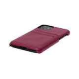 iPhone 11 Pro Snap - on Leather Case with Credit Card Slots by Hardiston - premium iPhone 11 Cases
