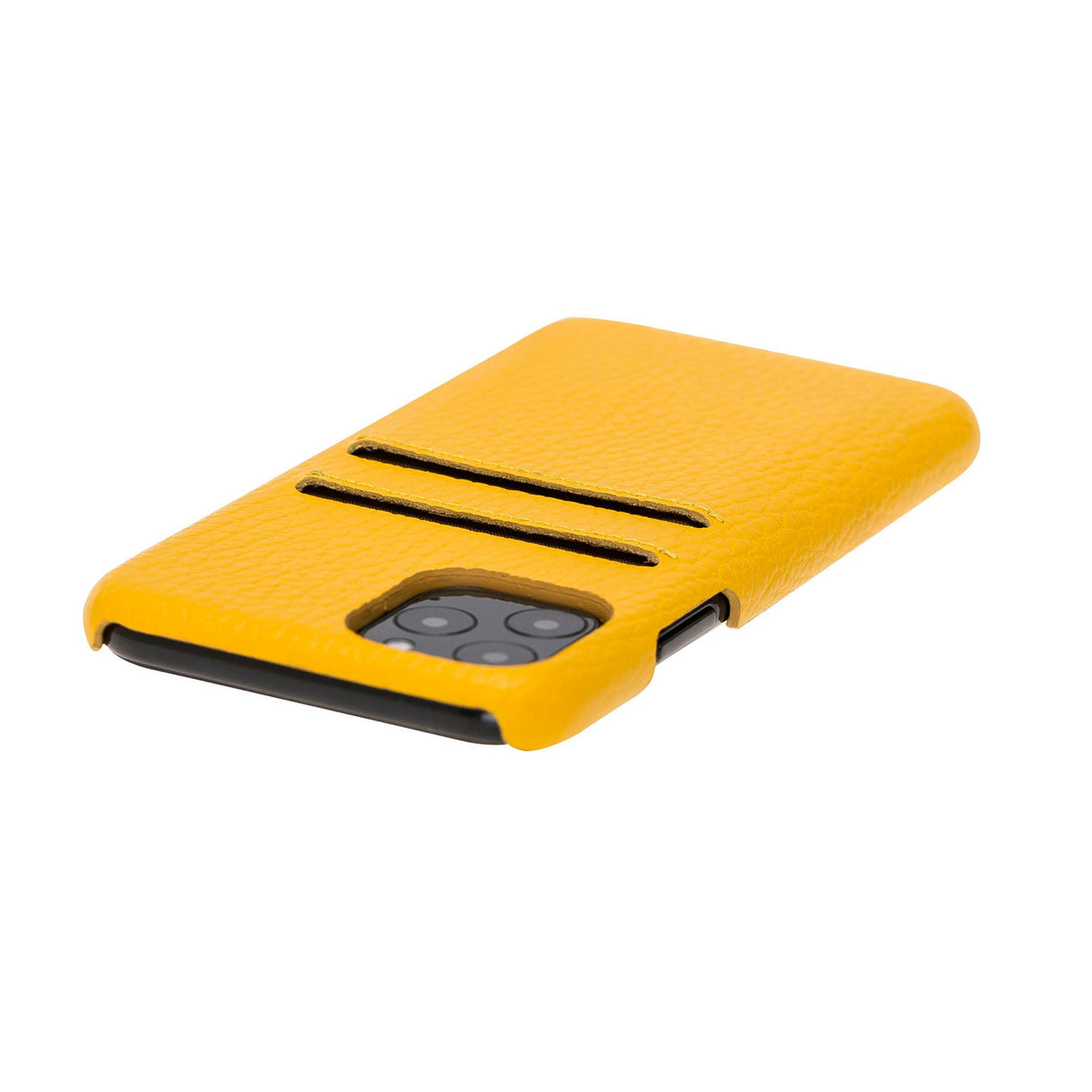 iPhone 11 Pro Snap - on Leather Case with Credit Card Slots by Hardiston - premium iPhone 11 Cases