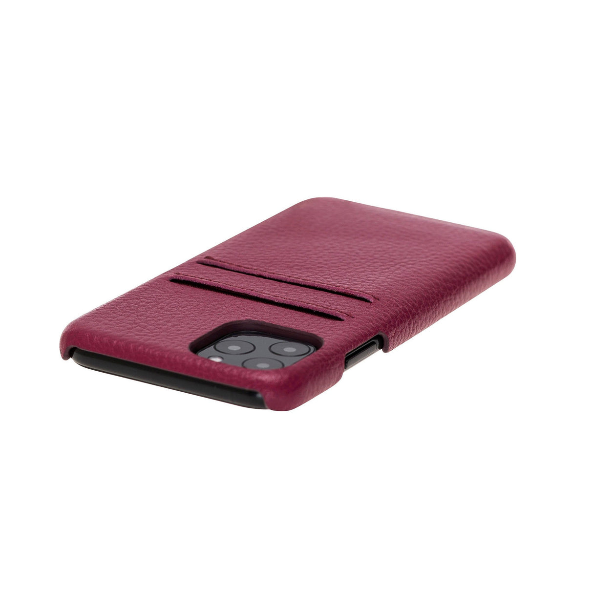 iPhone 11 Pro Snap - on Leather Case with Credit Card Slots by Hardiston - premium iPhone 11 Cases
