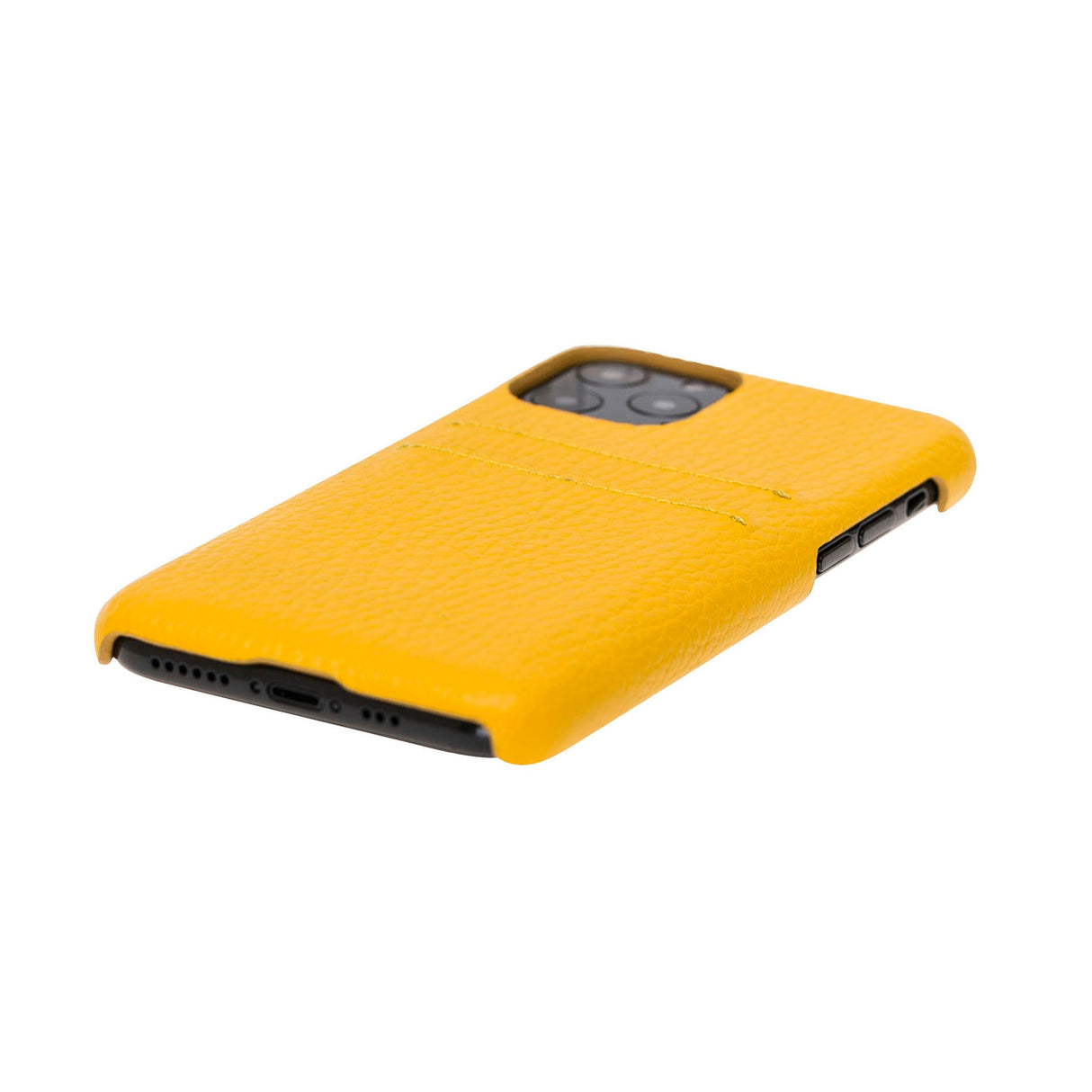 iPhone 11 Pro Snap - on Leather Case with Credit Card Slots by Hardiston - premium iPhone 11 Cases