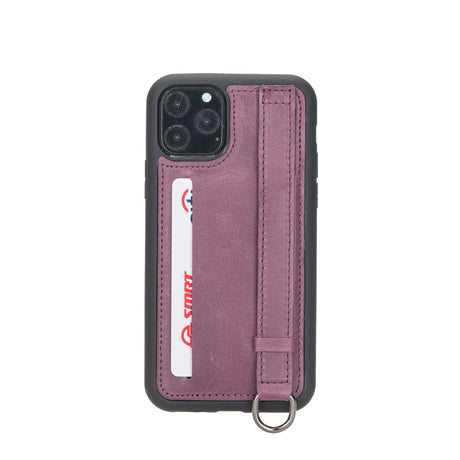 iPhone 11 Pro Snap - on Leather Grip Case by Hardiston - premium iPhone 11 Cases