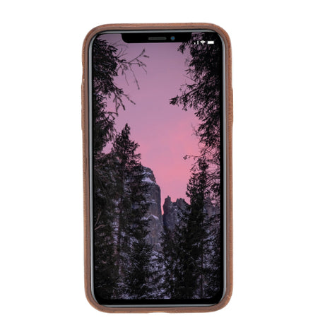 iPhone 11 Snap - on Full Cover Leather Case with Credit Card Slots by Hardiston - premium iPhone 11 Cases