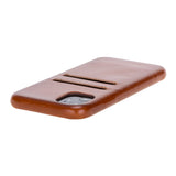 iPhone 11 Snap - on Full Cover Leather Case with Credit Card Slots by Hardiston - premium iPhone 11 Cases