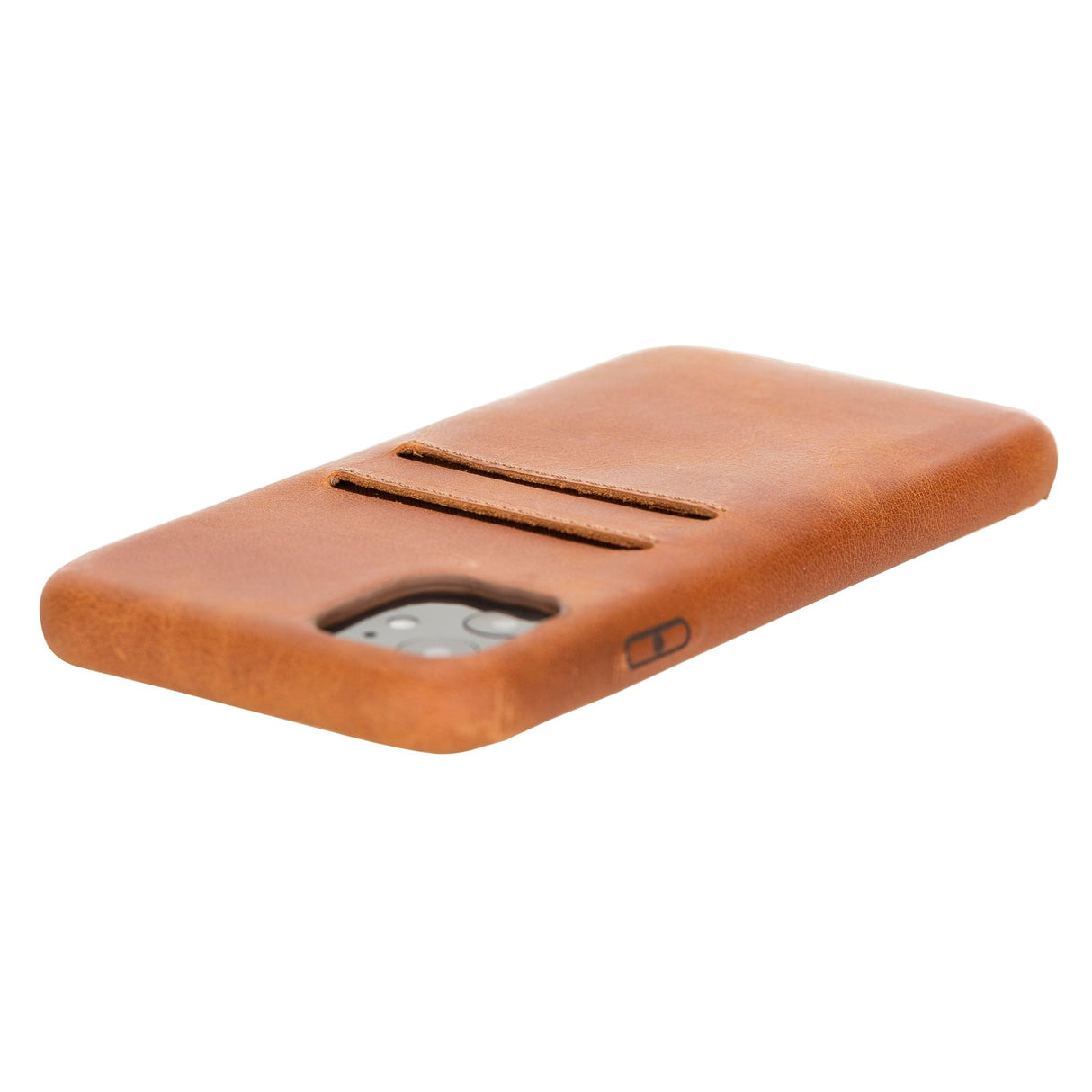 iPhone 11 Snap - on Full Cover Leather Case with Credit Card Slots by Hardiston - premium iPhone 11 Cases