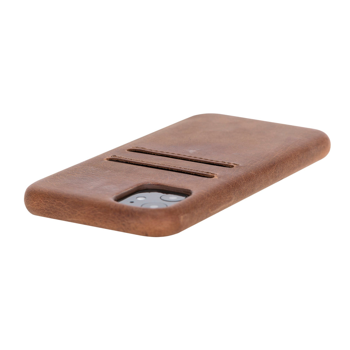iPhone 11 Snap - on Full Cover Leather Case with Credit Card Slots by Hardiston - premium iPhone 11 Cases