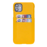 iPhone 11 Snap - on Leather Case with Credit Card Slots by Hardiston - premium iPhone 11 Cases