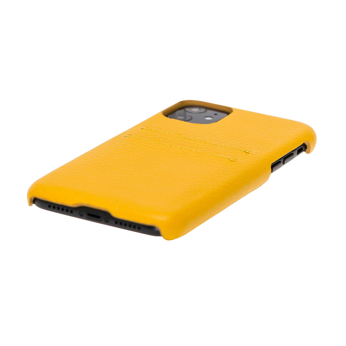 iPhone 11 Snap - on Leather Case with Credit Card Slots by Hardiston - premium iPhone 11 Cases