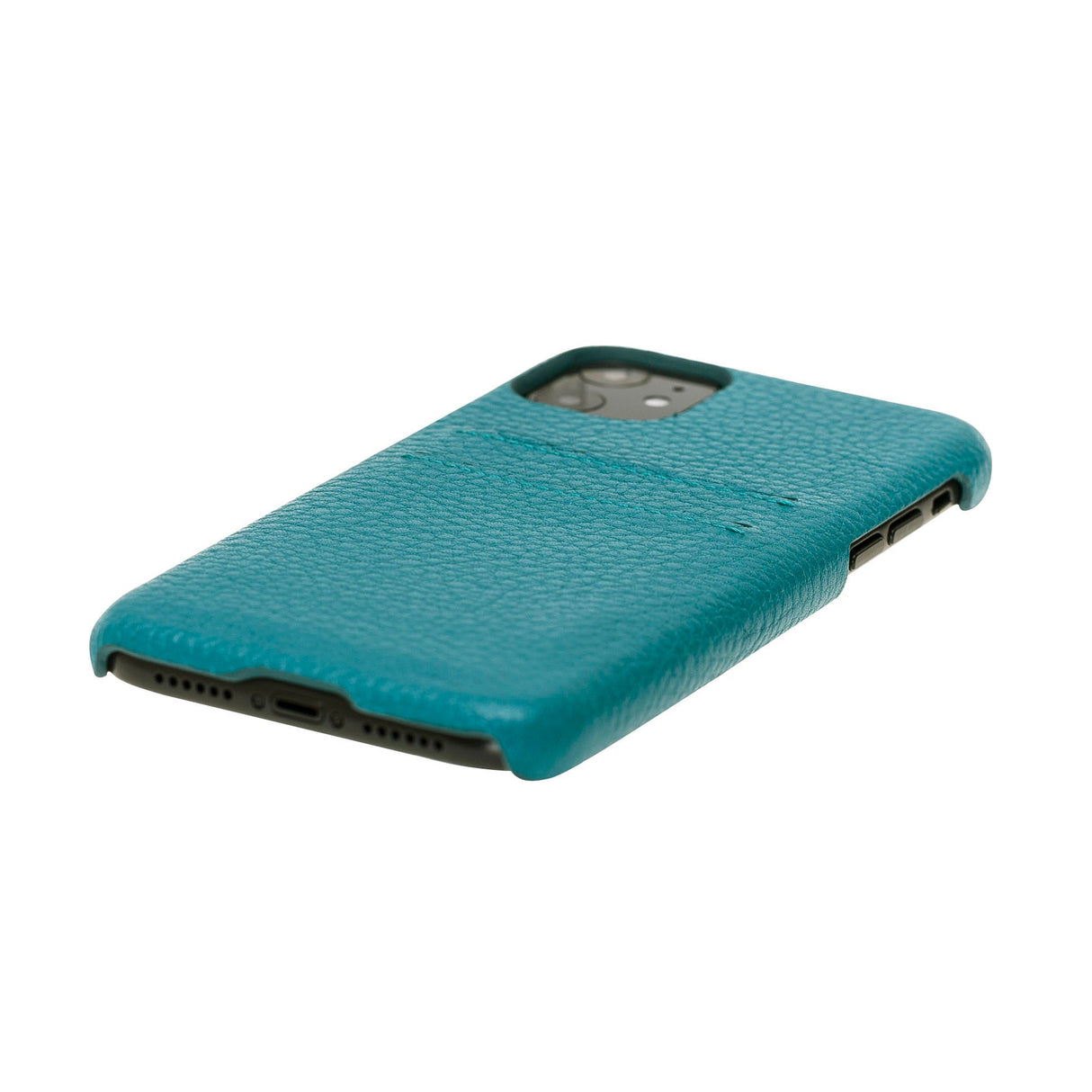 iPhone 11 Snap - on Leather Case with Credit Card Slots by Hardiston - premium iPhone 11 Cases