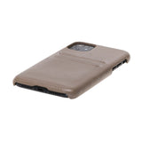 iPhone 11 Snap - on Leather Case with Credit Card Slots by Hardiston - premium iPhone 11 Cases