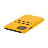 iPhone 11 Snap - on Leather Case with Credit Card Slots by Hardiston - premium iPhone 11 Cases
